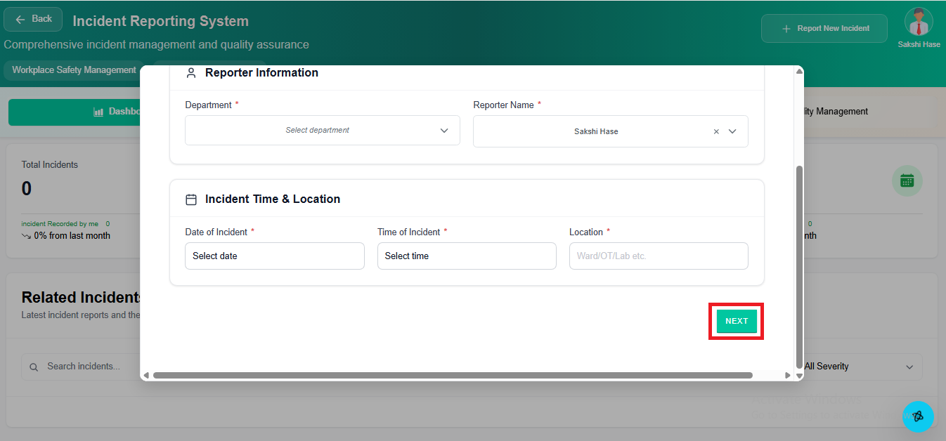 Basic Incident Details