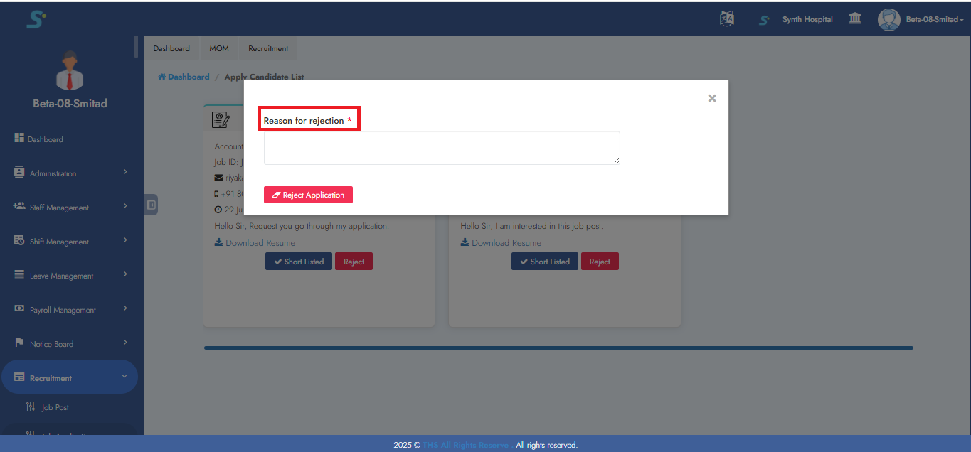 Job Application Tracking