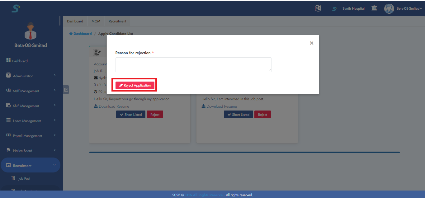 Job Application Tracking