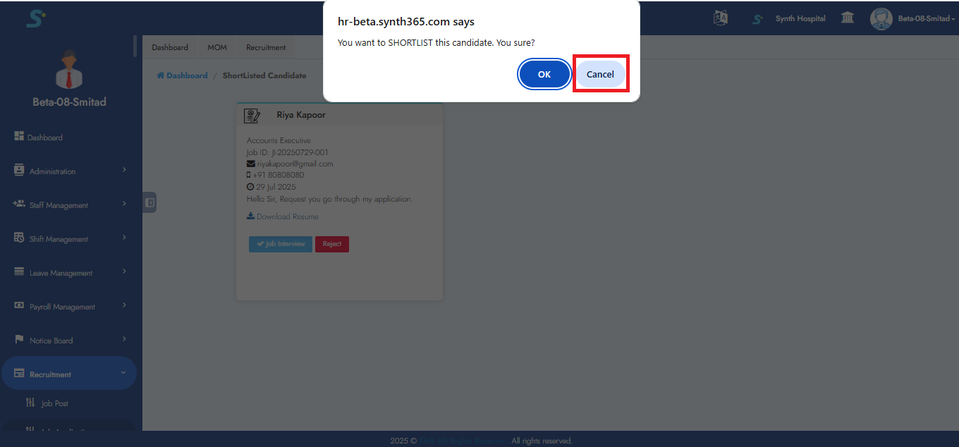 Job Application Tracking