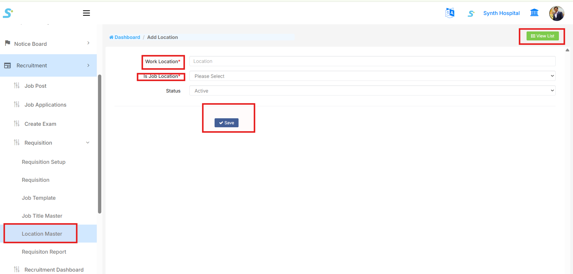 Create Location