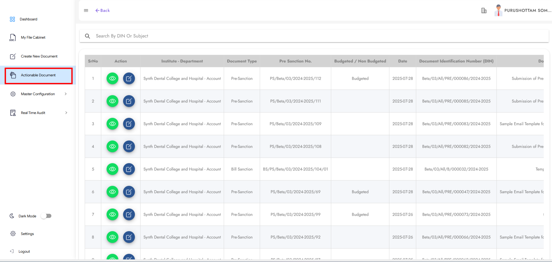 Actionable Pre-Sanction