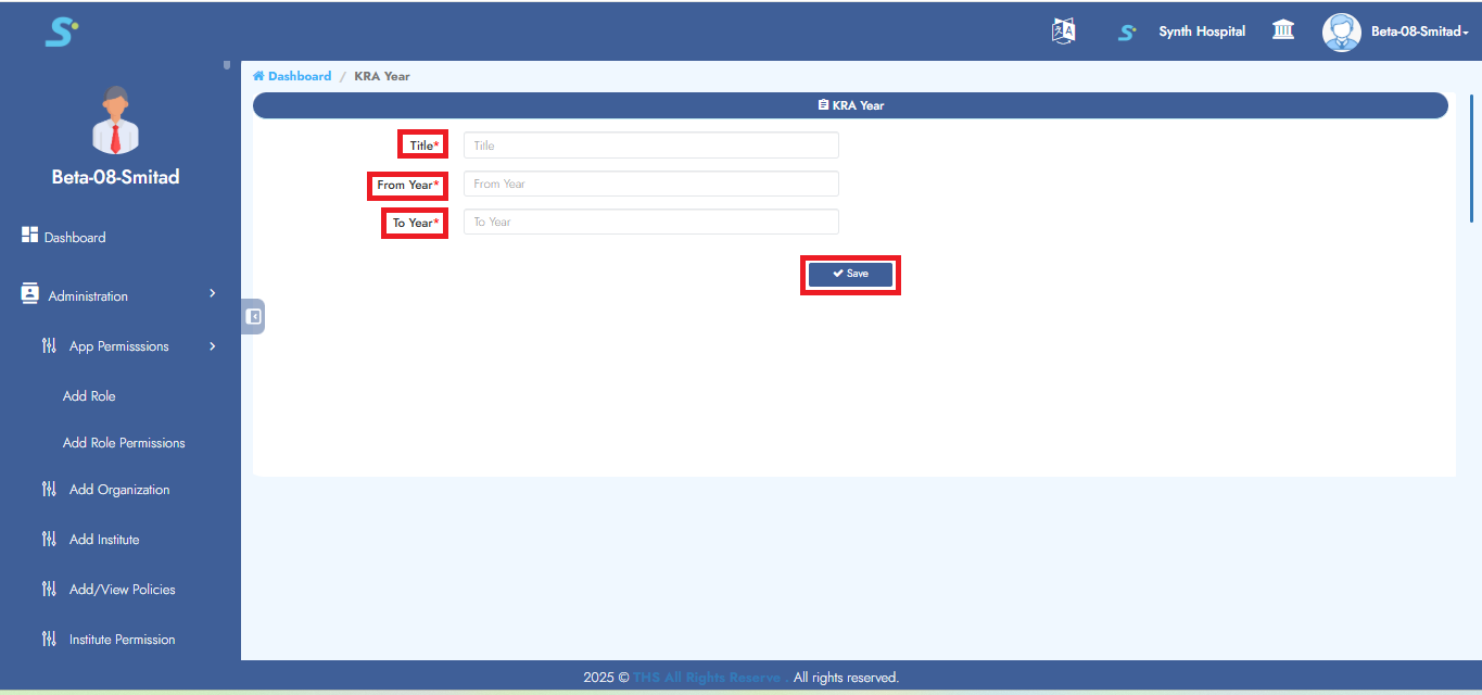 Save KRA Year