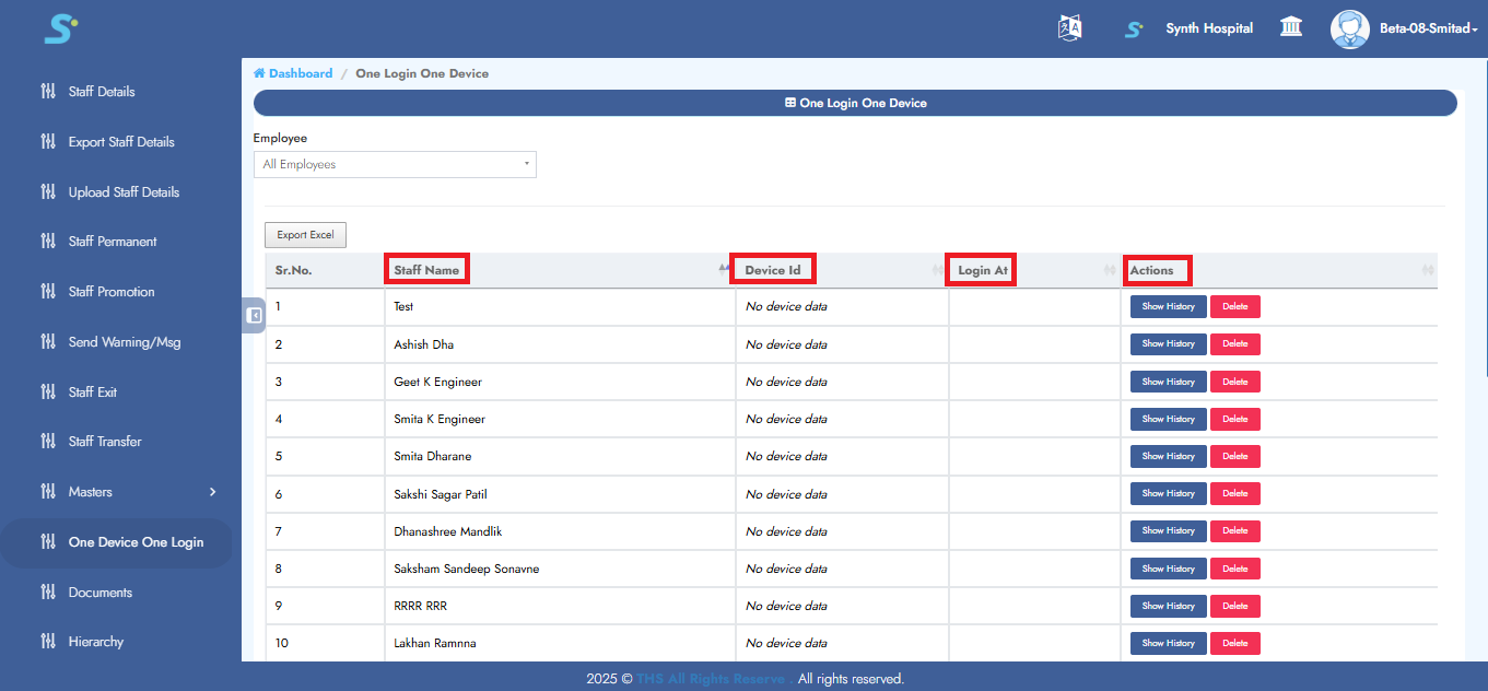 One Device One Login